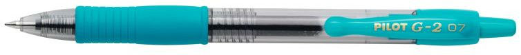 Image de  Stylo bille rétractable Pilot G2 turquoise 