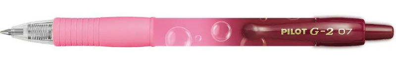 Image de  Stylo bille retractable G2 Bubble rose 