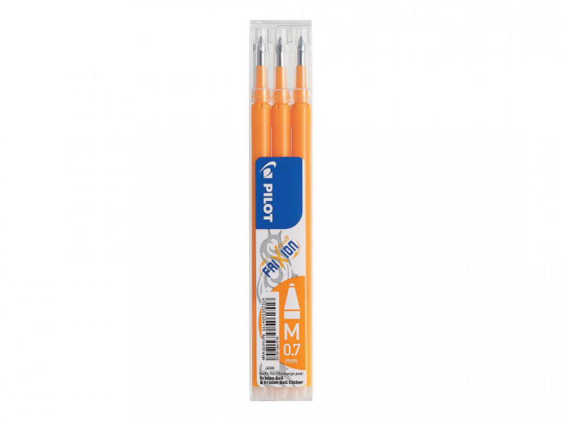 Image de  Étui de 3 recharges pour stylo Frixion 0,7 abricot 