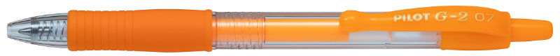 Image de  Stylo bille rétractable Pilot G2 Néon orange abricot 