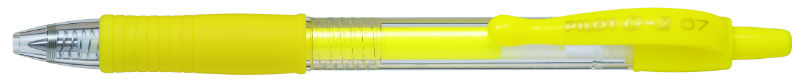 Image de  Stylo bille rétractable Pilot G2 Néon jaune 