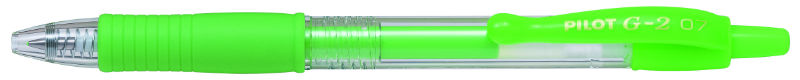 Image de  Stylo bille rétractable Pilot G2 Néon vert 