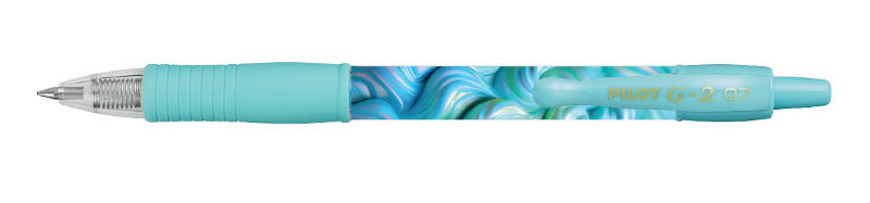 Image de  Stylo bille rétractable Pilot G-2 Flow bleu - encre bleue 