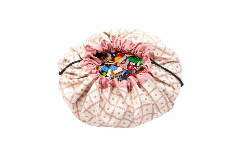 Image de  Sac à jouet 2 en 1 Play&Go geo rose 
