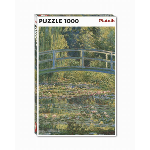 Ref. PMW5703, Puzzle 1000 pièces Monet le pont japonais, marque PIATNIK
