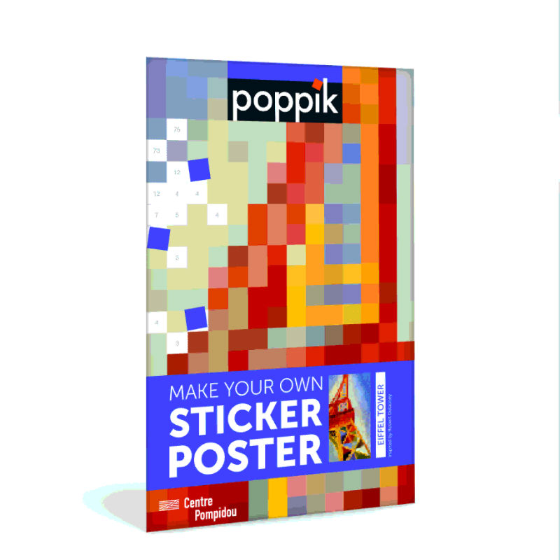 Image de  Tableau en stickers Delaunay la Tour Eiffel 