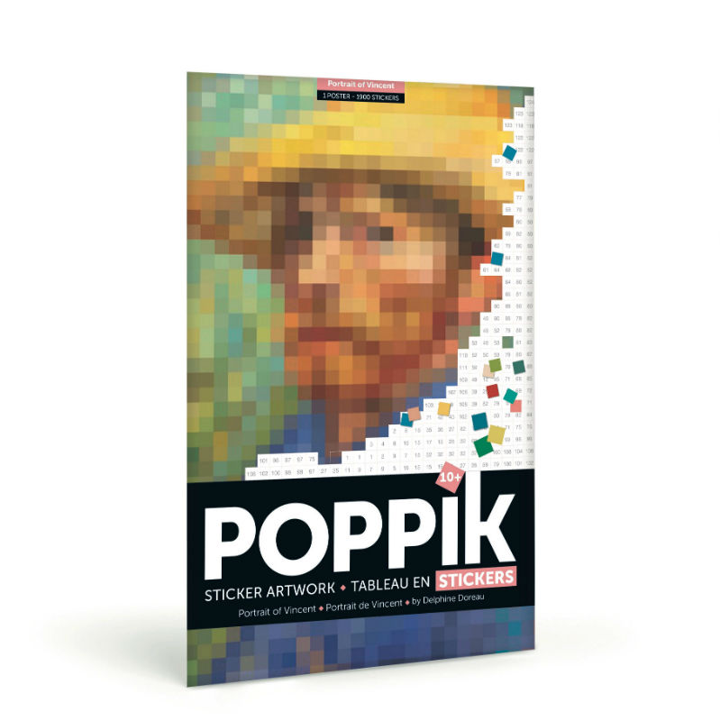 Image de  Tableau en stickers Vincent 