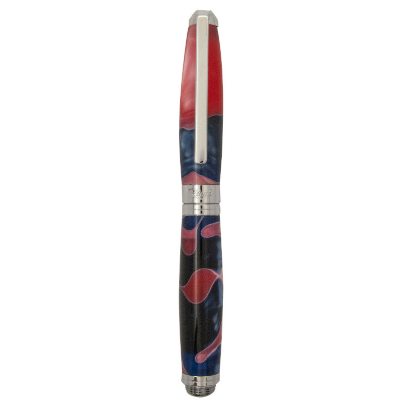 Image de  Stylo plume Pearl Soyouz rose/bleu 
