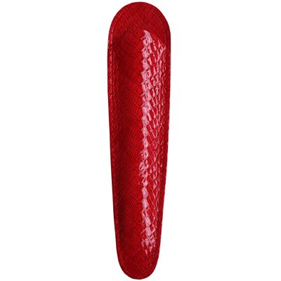 Image de  Fourreau stylo cuir grand modèle Casamance rouge 