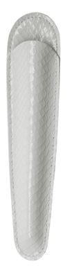 Image de  Fourreau stylo cuir grand modèle Casamance blanc 