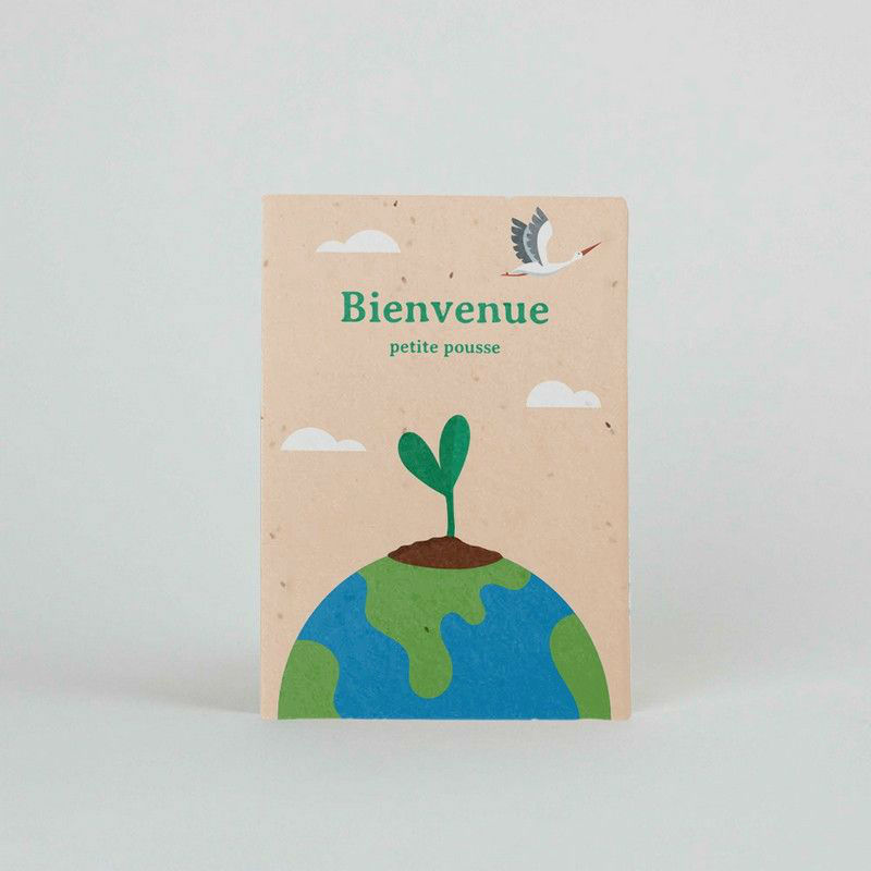 Ref. RESFRST482, Carte plantable - Bienvenue, marque RESETEA