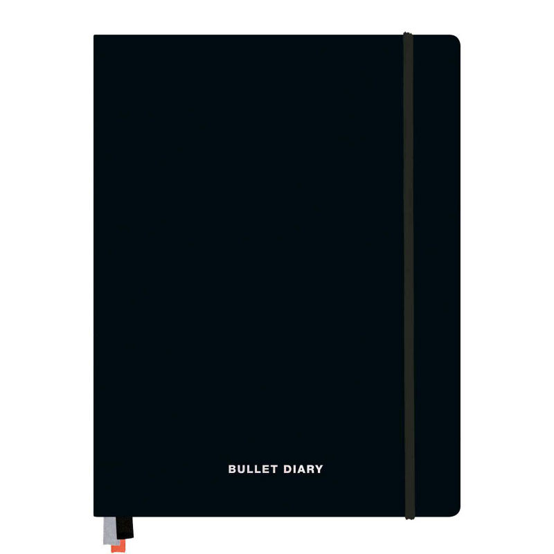 Image de  Bullet diary 96 feuilles 16,5 x 21,5 cm noir 