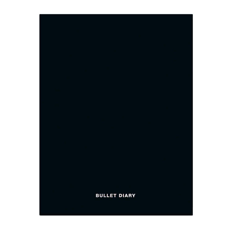 Image de  Bullet diary 80 feuilles 16 x 21 cm noir 