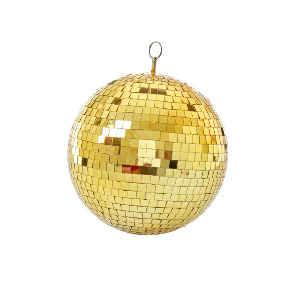 Ref. RICDISCOLGOLD, Grande boule disco or, marque RICE