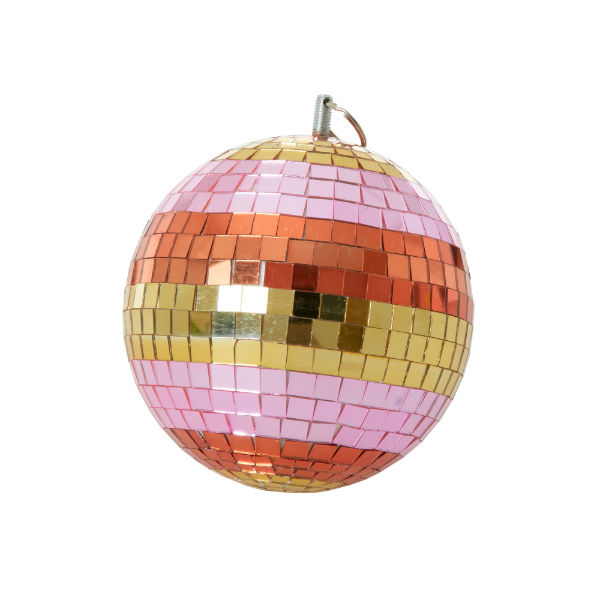 Ref. RICDISCOMAW21GO, Boule disco moyenne multicolore, marque RICE