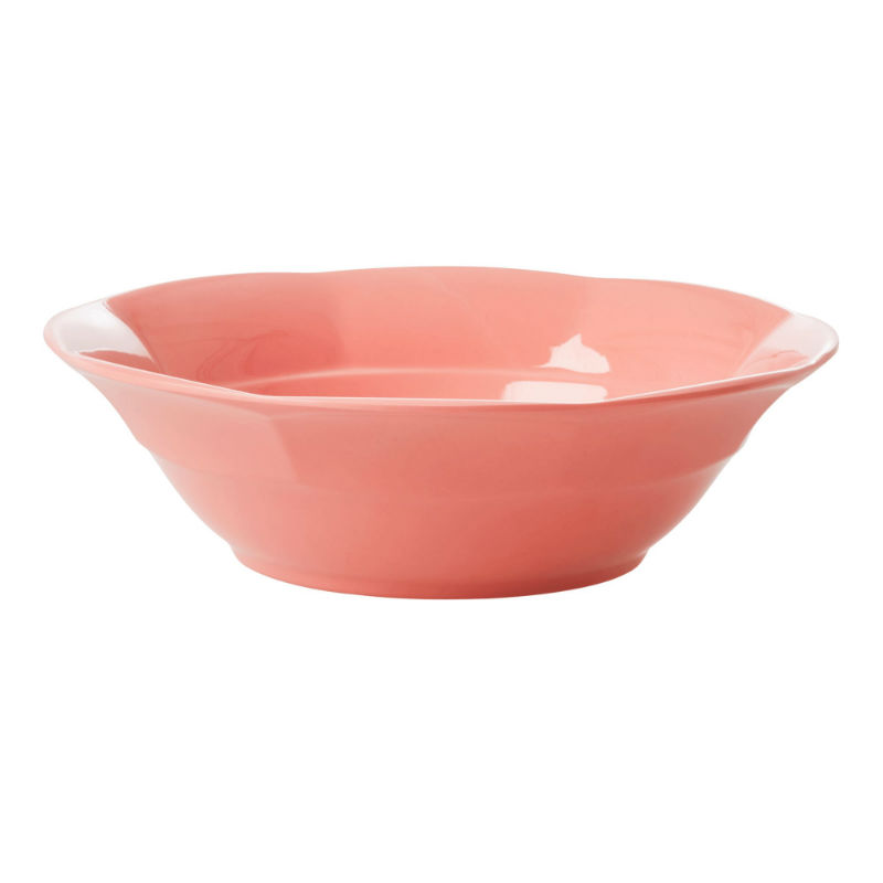 Image de  Bol à soupe en mélamine corail 