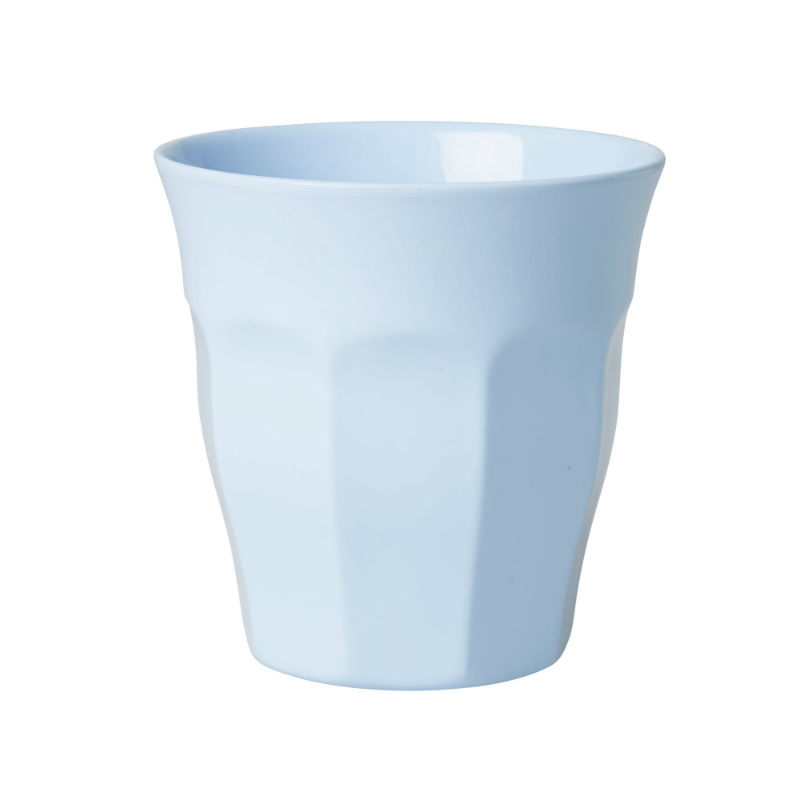 Ref. RICMELCUB, Tasse moyenne en mélamine bleu doux, Bleu, marque RICE