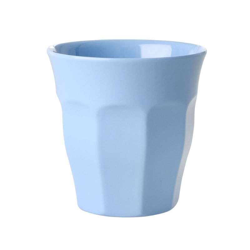 Ref. RICMELCUPIB, Tasse moyenne en mélamine bleu pigeon, Bleu, marque RICE