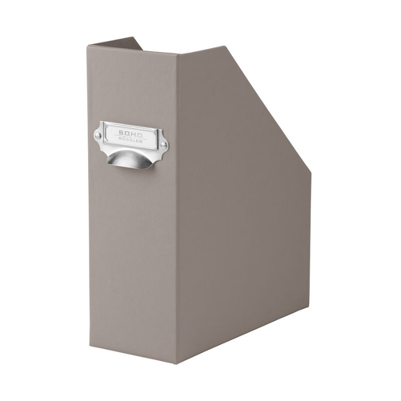 Image de  Porte revues A4 porte étiquette Taupe 