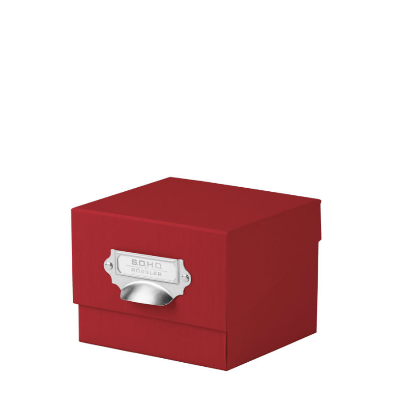 Image de  BOITE PHOTOS 10X15 ROUGE 