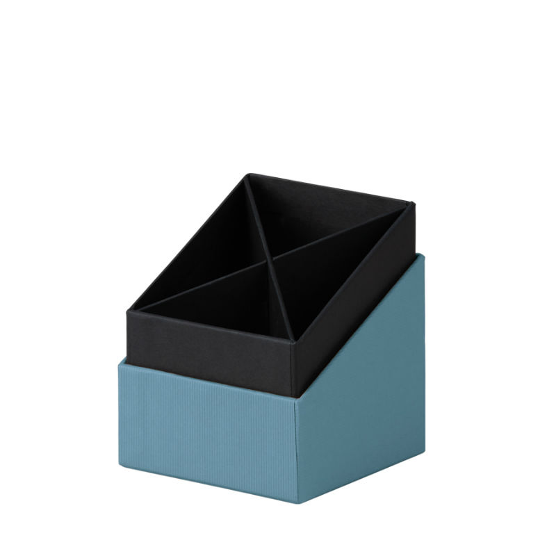 Image de  Pot a crayons 4 compt soho denim 