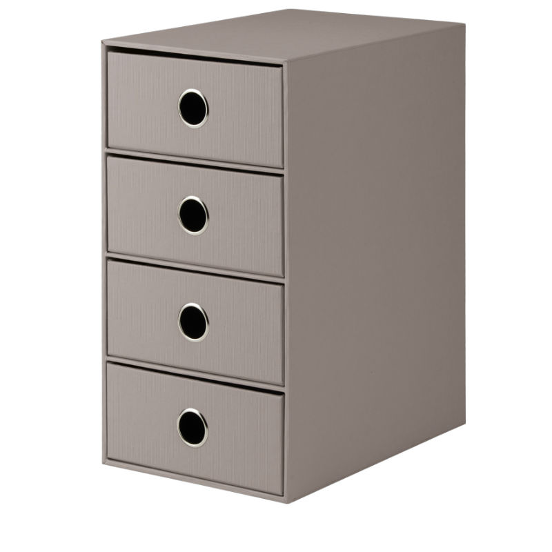 Image de  Box 4 tiroirs Taupe 
