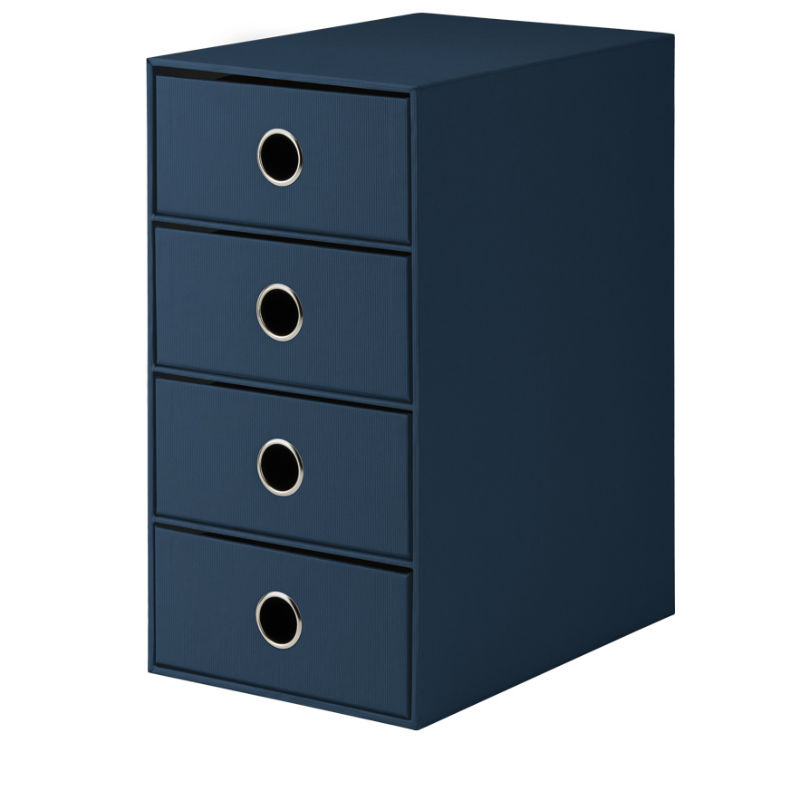 Image de  box 4 tiroirs bleu navy 