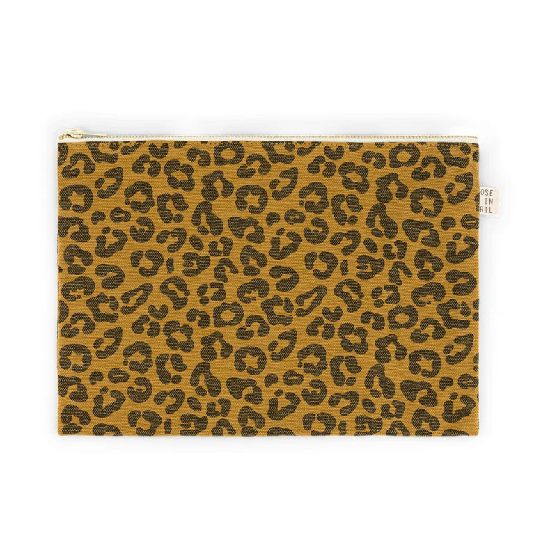 Image de  Pochette Lili Léopard caramel 