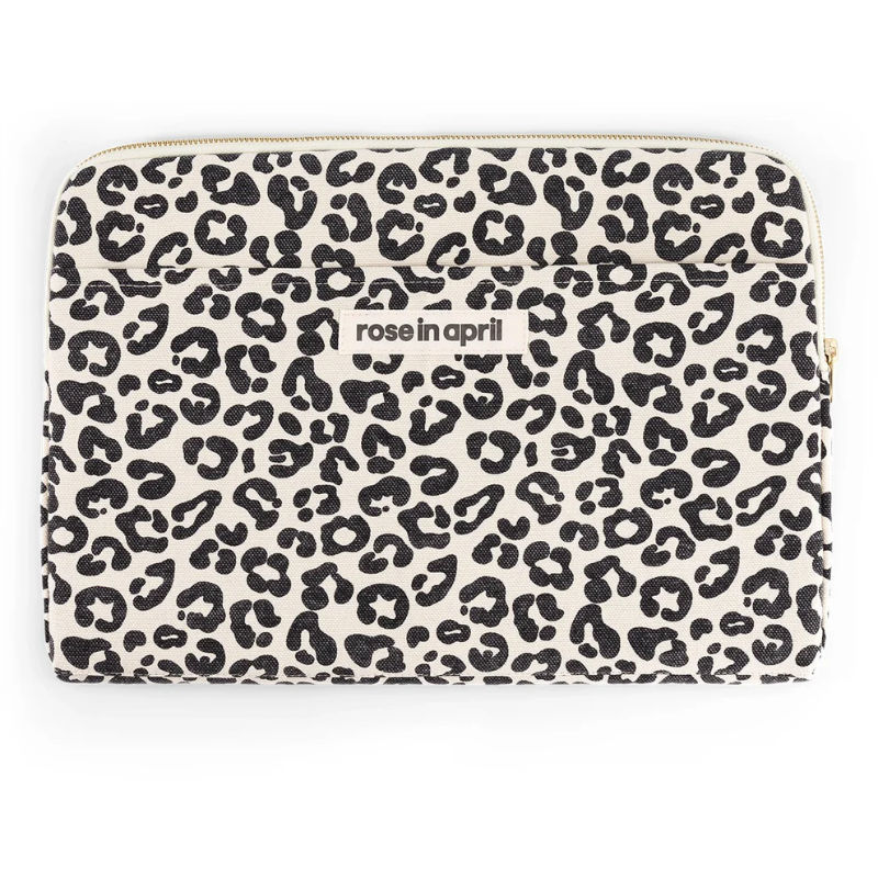 Image de  Pochette Ordinateur Octave 14 Léopard grège 