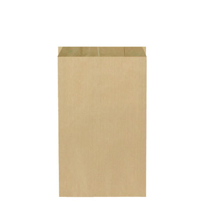 Image de  Pochette cadeau kraft vergÉ - kraft brun - 18 + 6  