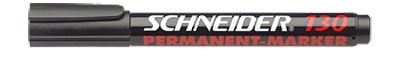 Image de  Marqueur permanent schneider pointe ogive 3mm noir 