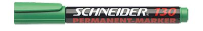 Image de  Marqueur permanent schneider pointe ogive 3mm vert 