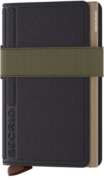 Image de  Porte carte Bandwallet Liba noir olive 