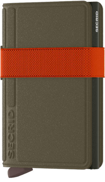 Image de  Porte carte Bandwallet Liba vert orange 