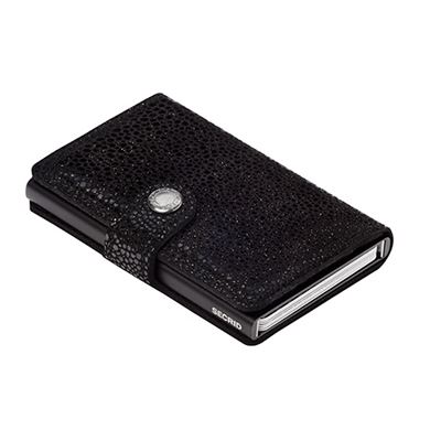 Image de  Porte carte Miniwallet Glam noir 