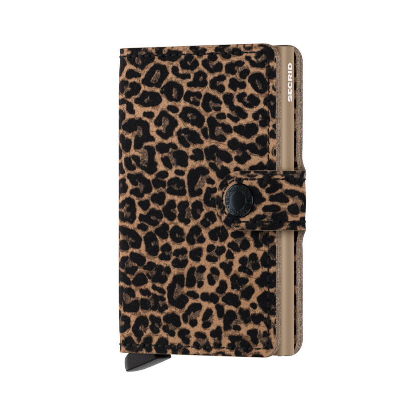 Image de  Porte carte minivallet Leo beige 