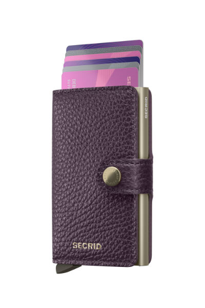 Image de  Porte carte Miniwallet Pebble grape 