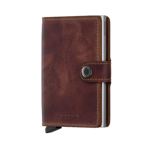 Image de  Porte carte Miniwallet Vintage marron 