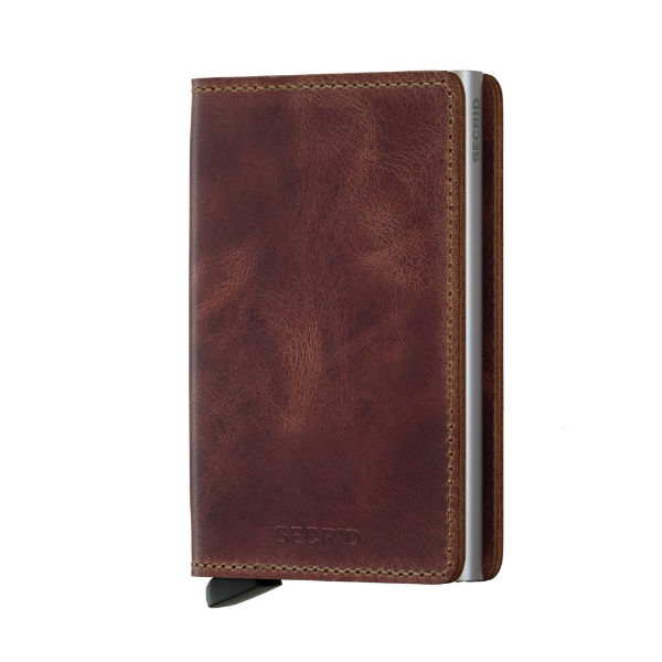 Image de  Porte carte Slimwallet Vintage marron 