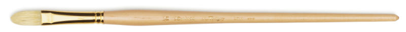 Image de  Brosse huile d'Artigny n°12 plate usée bombée 