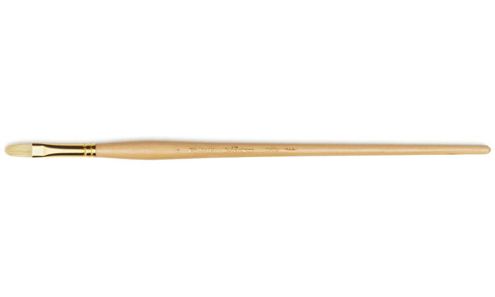 Image de  Brosse huile d'Artigny n°6 plate usée bombée 