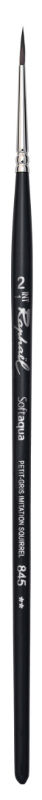 Ref. SEN8452, Pinceau aquarelle Softaqua n°2 rond, marque SENNELIER