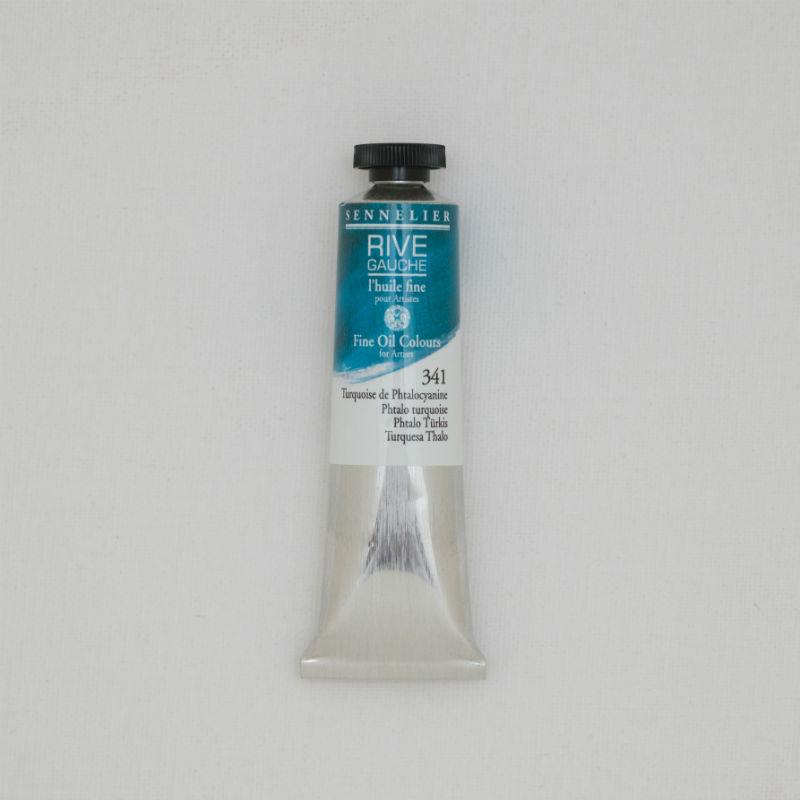 Image de  Tube 40 ml huile turquoise de phthalocyanine 