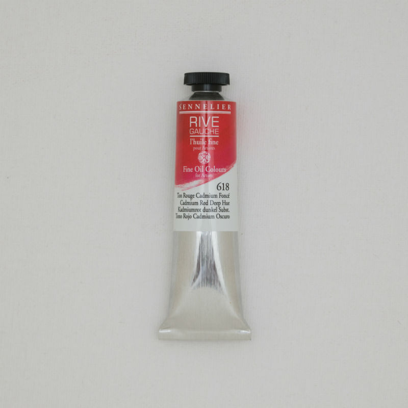 Image de  Tube 40 ml huile rouge cd foncé subst 