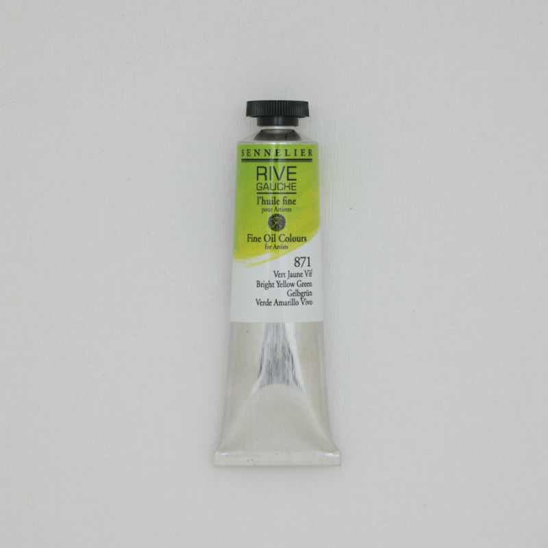 Image de  Tube 40 ml huile vert jaune 