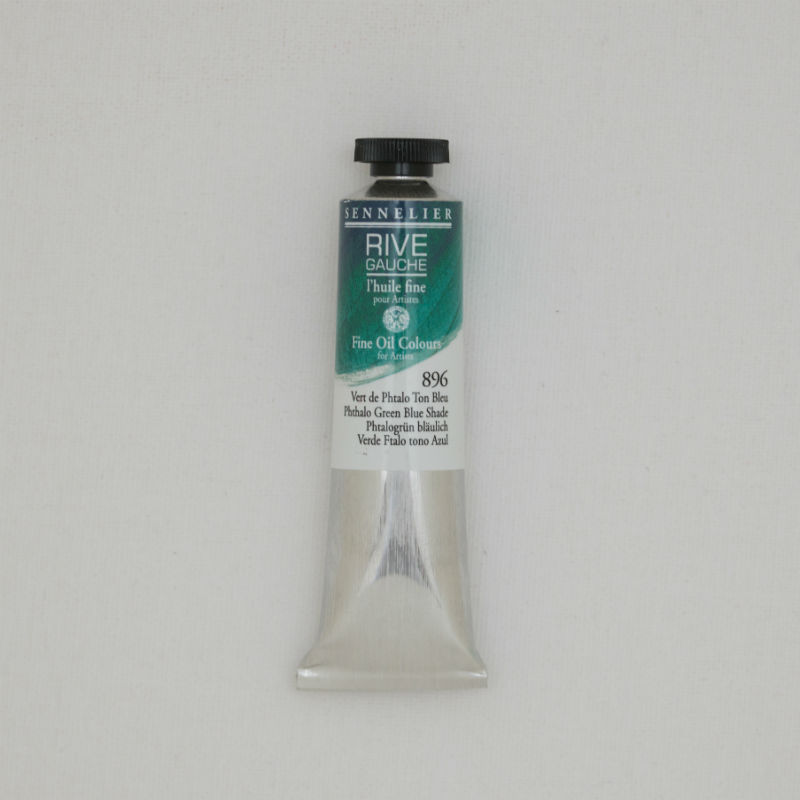 Image de  Tube 40 ml huile vert de phtalo ton bleu 