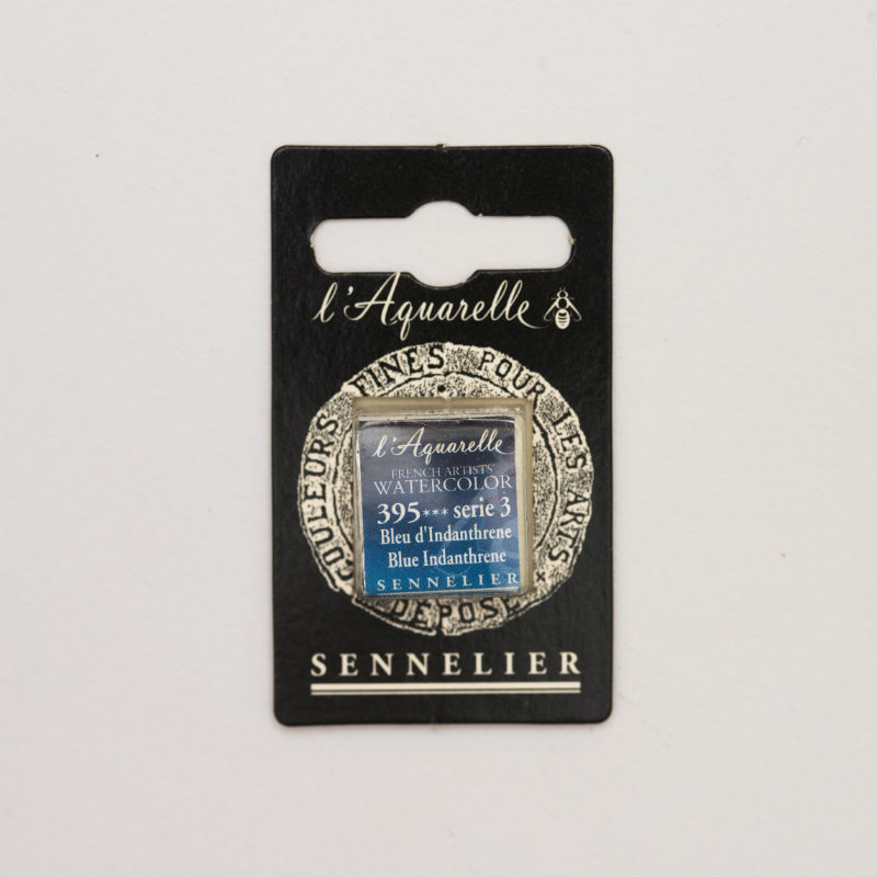 Image de  1/2 godet aquarelle bleu d'indanthrene s3 