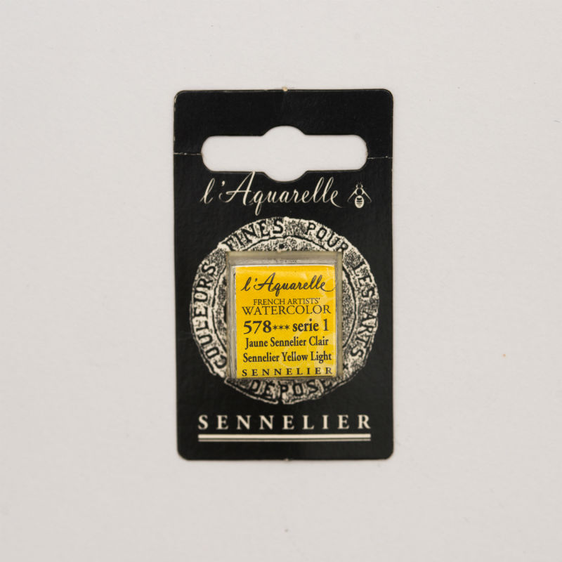 Image de  1/2 godet aquarelle jaune sennelier clair s1 