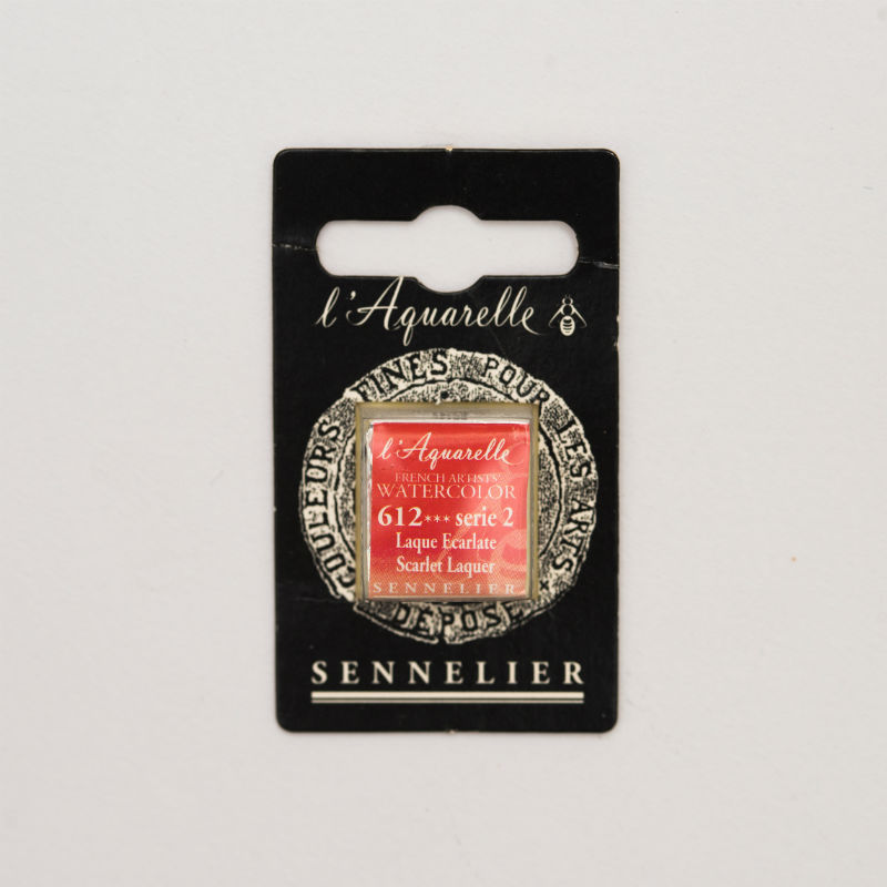 Image de  1/2 godet aquarelle laque écarlate s2 