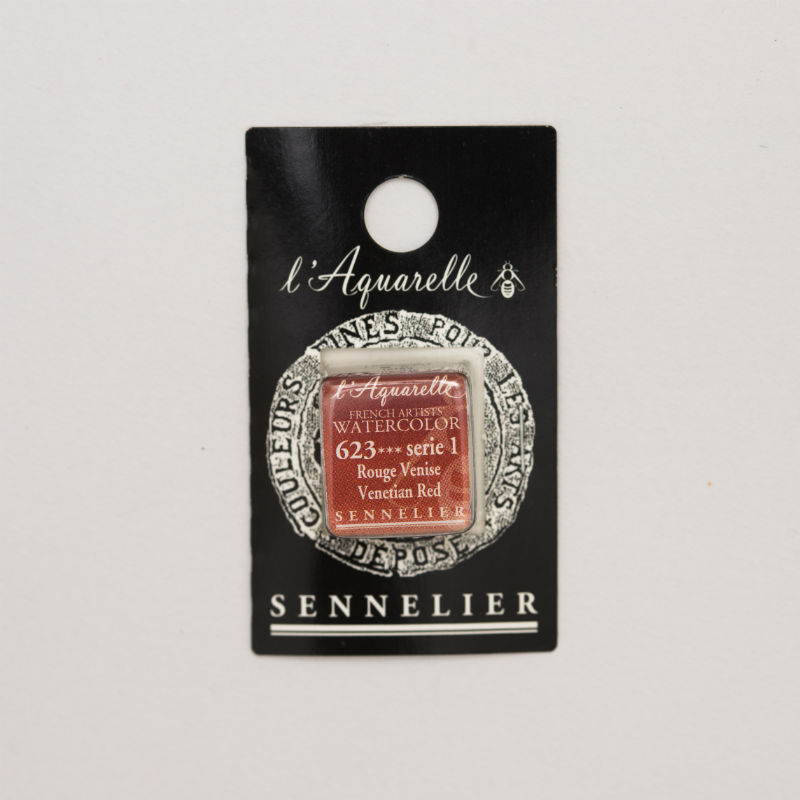 Image de  1/2 godet aquarelle rouge de venise s1 